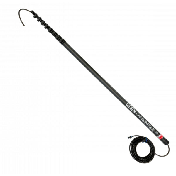 12m QLEEN Telescopic Carbon Pole - NoTwist – 8 Segments with Hose