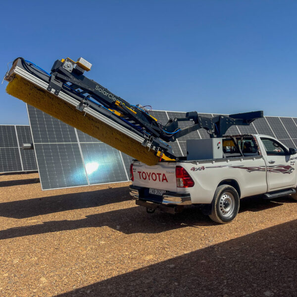 SolarCleano E1 - Solar Farm Cleaning Robot
