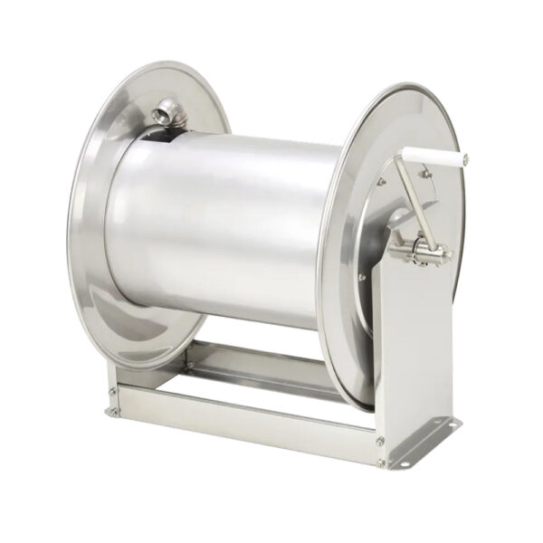Stainless-Fixed-Manual-100m-Hose-Reel